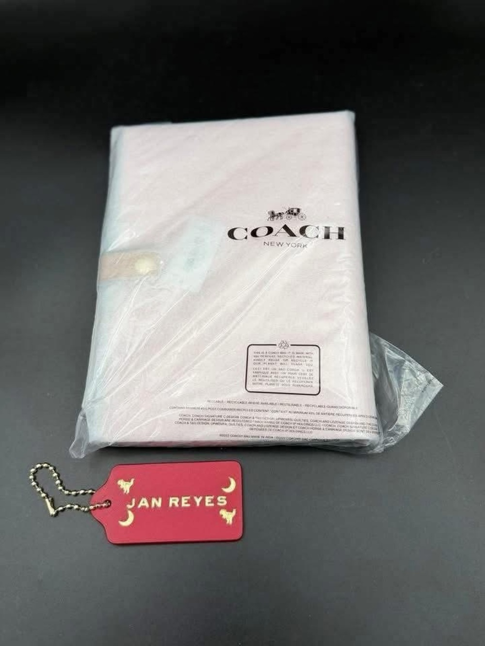 . Coach Notebook In Signature Canvas
Gold/Powder Pink - Picture 2 of 8